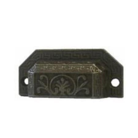 Gourmetgalley 88-603 Antique Drawer Pull - Black Nickel - 3-1/2in. x 1-1/2in. GO3004155